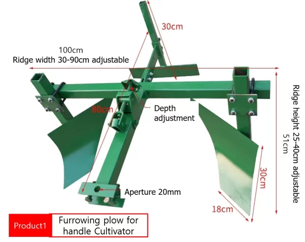 Furrowing Plow for Micro Tiller - Image 15