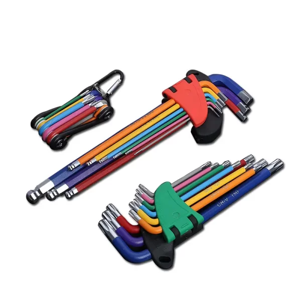 Allen Key Set L Wrench Kit For Allen Screw 9PCS Long Arm Hex Key Set - Image 4