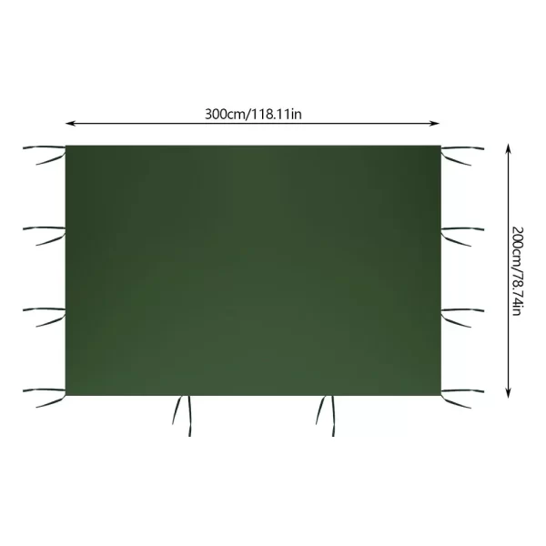 Outdoor Canopy Tent Cloth 2x3m Instant Canopy Tent Sidewalls Transparent Window Design - Image 24