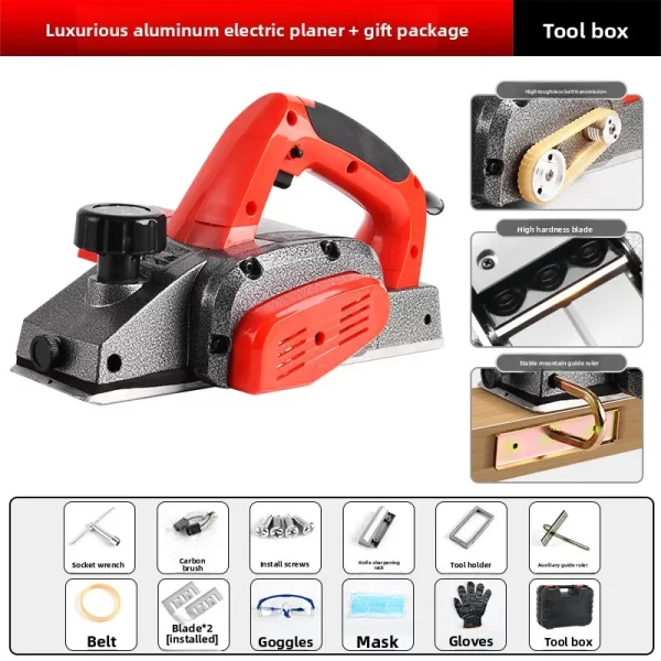 220V Multifunctional Woodworking Planer 1600W-2300W DIY Electric Planer - Image 10