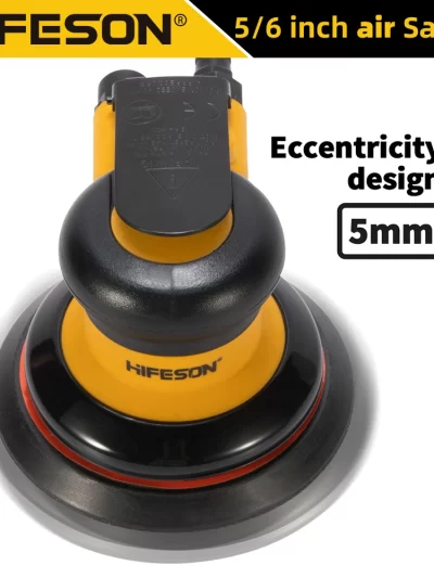 HIFESON 5inch/6inch Pneumatic Orbital Sander Air Polisher
