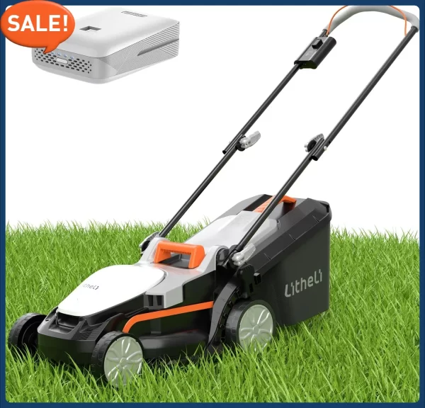 Cordless Lawn Mower 13 Inch, U20 Handy+ 20V Electric Lawn Mowers Portable Battery Included - Image 7