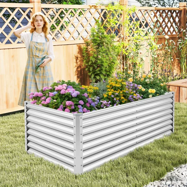 Raised Garden Bed Large Metal Planter Box Kit - Image 9