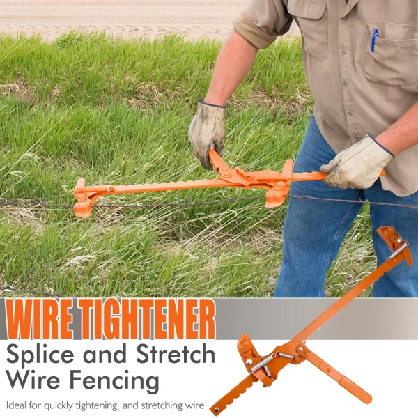 Fence Wire Tighten Tool Patio Lawn Agricultural Fencing Stretcher - Image 3