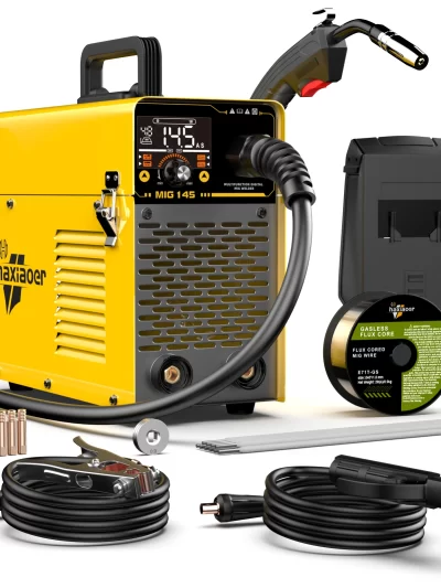 Haxiaoer MIG145 Welding Machine MMA/GASLESS MIG/LIFT TIG 120A Welder Flux Core Welder
