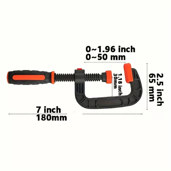 Two 7-inch Spring Clamps - Image 5