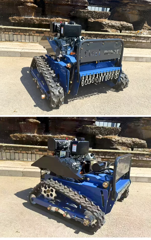 Powerful Gasoline Engine Remote Control Lawn Mower - Image 15
