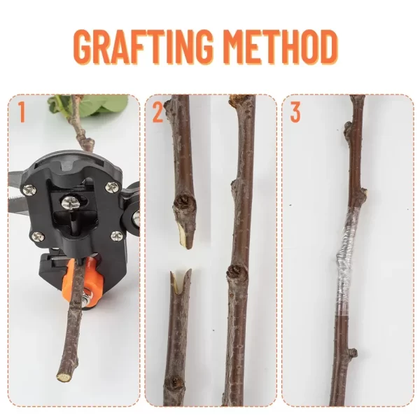 Professional Garden Grafting Tool Kit 2 in 1 Farming Pruning Scissors - Image 3