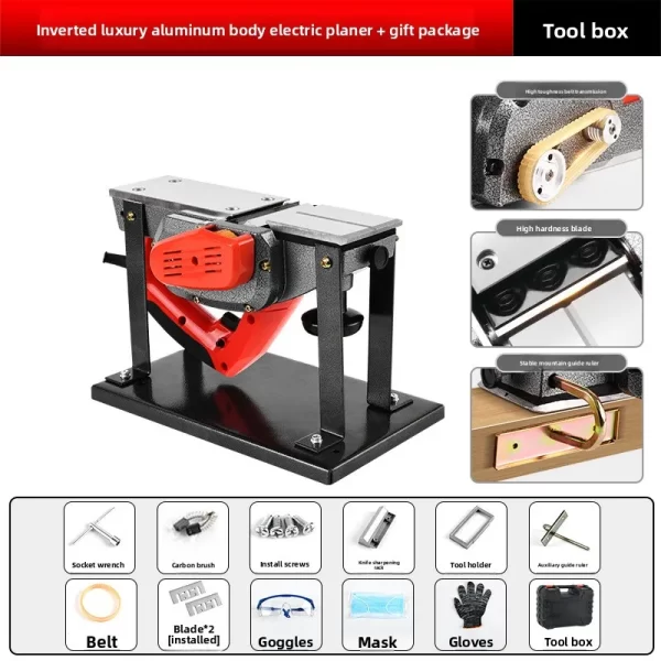 220V Multifunctional Woodworking Planer 1600W-2300W DIY Electric Planer - Image 18