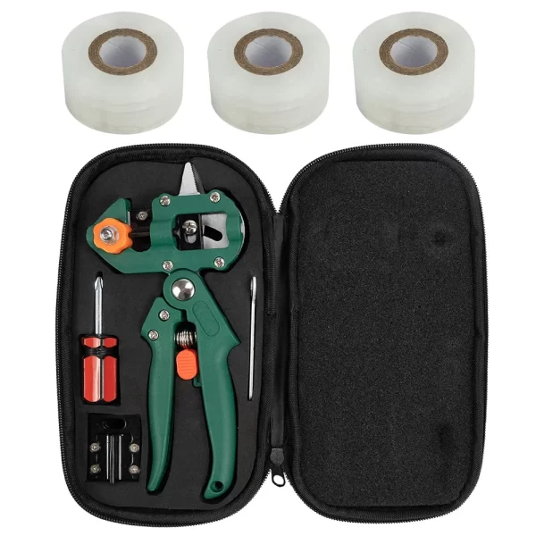 Professional Garden Grafting Tool Kit 2 in 1 Farming Pruning Scissors - Image 8