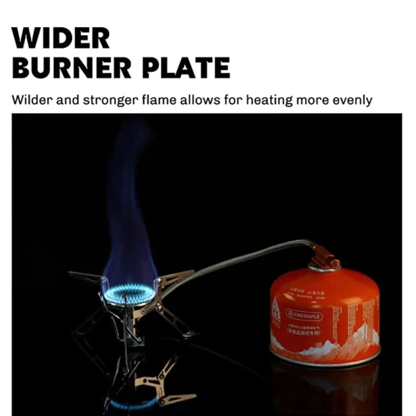 Hiking Gas Stoves Outdoor Picnic Stove Fire Maple Ultralight Portable Stainless Steel Gas Furnace FMS-118 Camping Gas Burners - Image 6