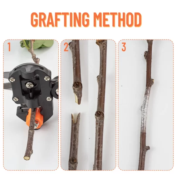 Professional Garden Grafting Tool Kit 2 in 1 Farming Pruning Scissors - Image 14