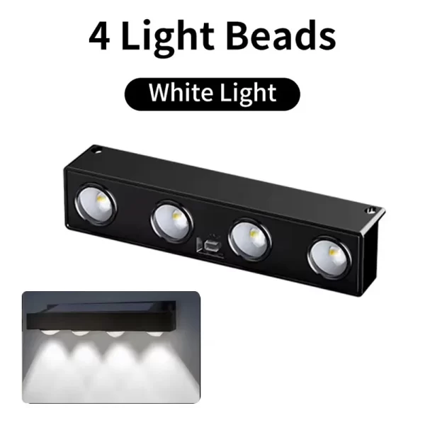 1/2/4 PCS  Solar Wall Light 4/8LED - Image 8