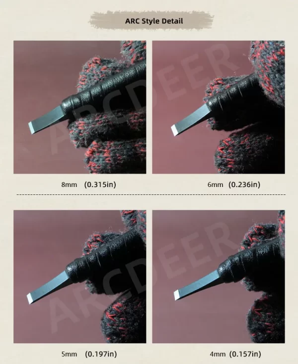 3/8/10 Pcs Tungsten Steel Stone Engraving Kit Professional Chisel Wood - Image 24