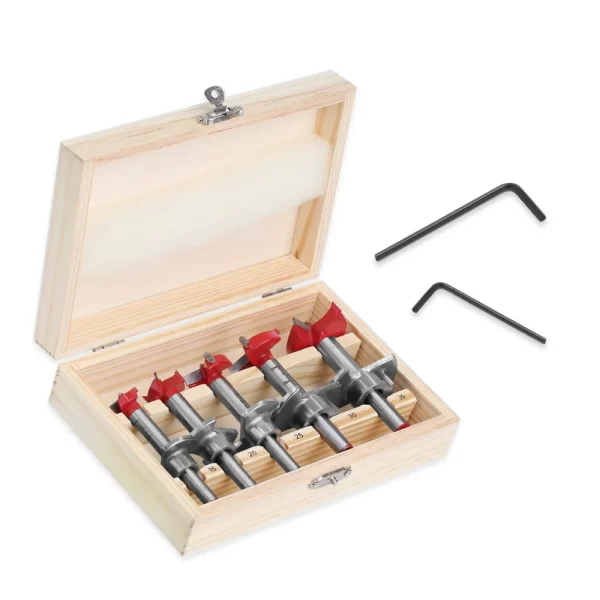 1/5PCS Positioning Hole Saw Kit Carbide Drill Bits Set - Image 3