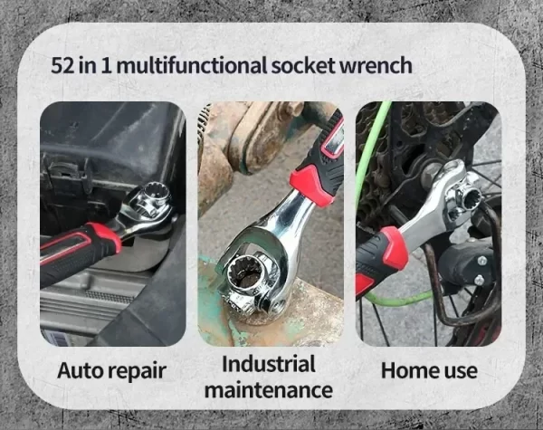 1PCS 52-in-1 Multi-Functional Socket Wrench Set - Image 16