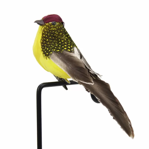 1PC Artificial Feather Bird Garden Floral Decoration Bird Foam Feather Products Fake Sparrow - Image 7