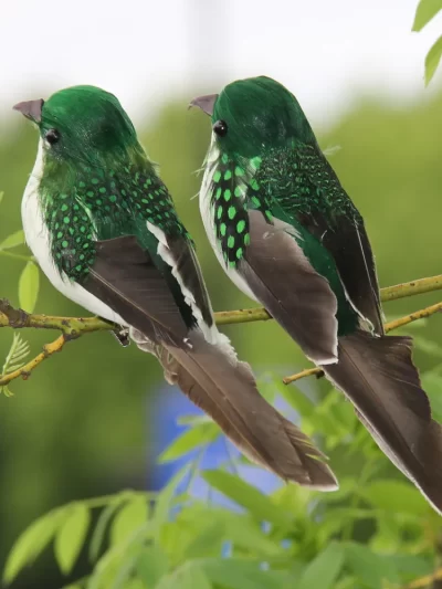 1PC Artificial Feather Bird Garden Floral Decoration Bird Foam Feather Products Fake Sparrow
