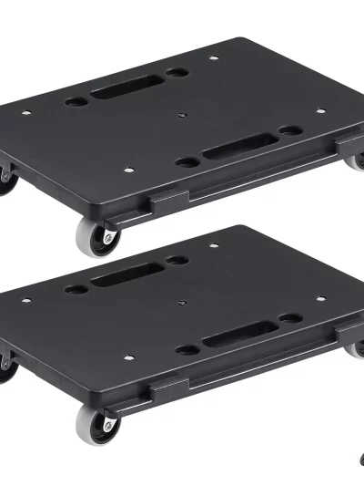 VEVOR 2 Pack Furniture Mover Pallet Trolley 500 lbs Each Count with 4 Wheels