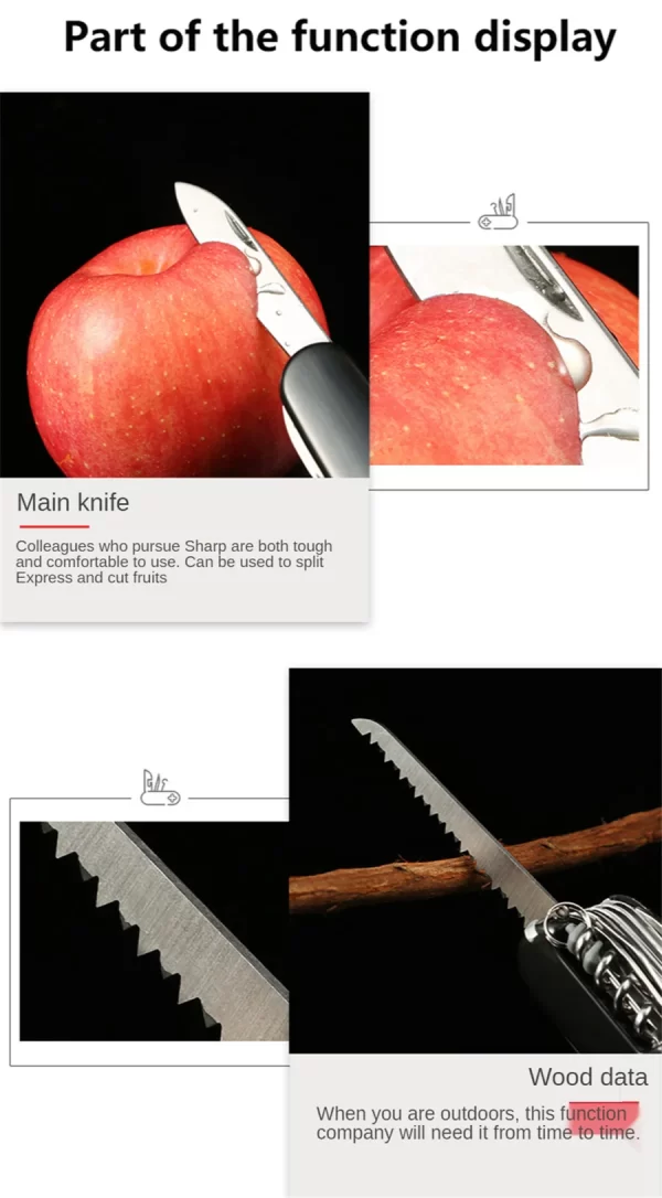 30 Basic Functions Folding military survival knives - Image 14
