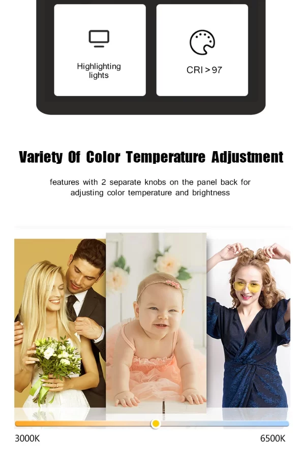 LED Video Lights Conference Photography Lighting Selfie Light Photo Studio lamp - Image 10