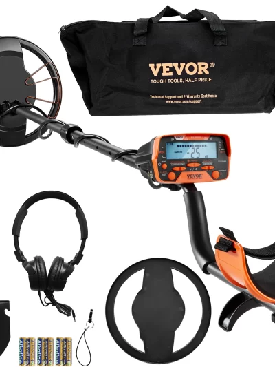 VEVOR Metal Detector for Adults & Kids 10Inch Waterproof