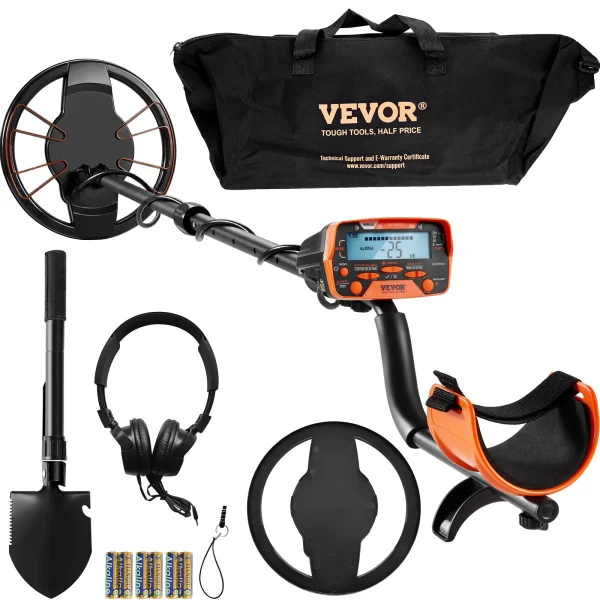 VEVOR Metal Detector for Adults & Kids 10Inch Waterproof