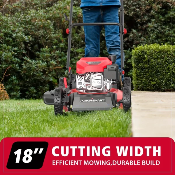 PowerSmart 17" 144cc Gas Push 3-in-1 Lawn Mower - Image 4