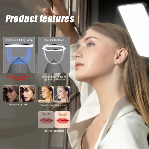 LED Video Lights Conference Photography Lighting Selfie Light Photo Studio lamp - Image 4