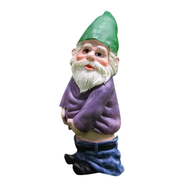 1pc Fairy Garden Drunk Gnomes Miniature Ornaments Set Mini Dwarf Bonfire Statues - Image 13