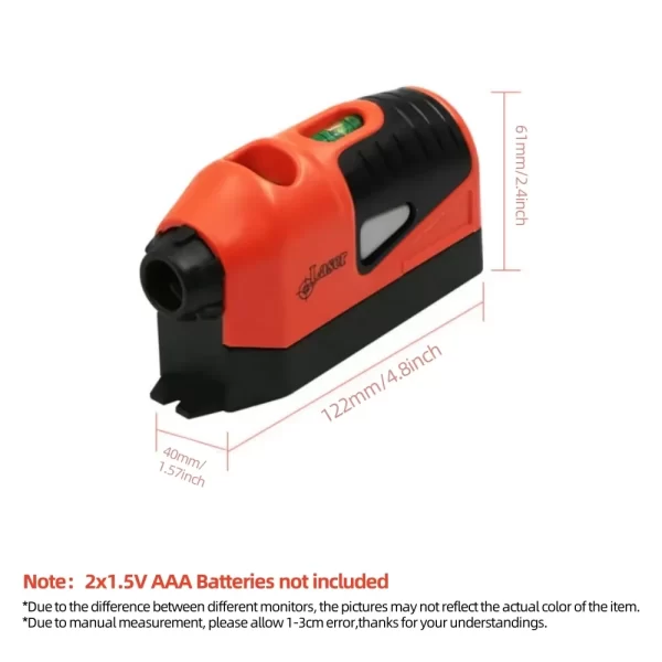 Mini Portable Laser Level Vertical Horizontal Laser Line - Image 4