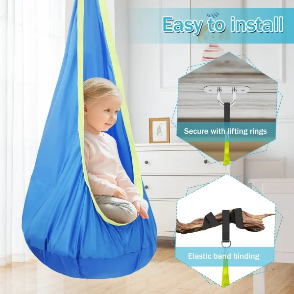 Chair Sensory Swing Chair Portable Hammock Chair Swing - Image 4
