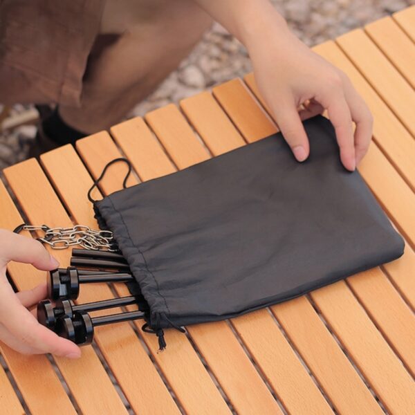 Portable Detachable Vertical Tripod Grill Barbecue Grill Bracket Barbecue Grill Tripod Stand - Image 15