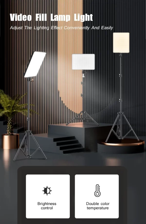 LED Video Lights Conference Photography Lighting Selfie Light Photo Studio lamp - Image 9