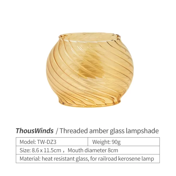 ThousWinds Railroad Camping Lantern Outdoor Lights Emotion Vintage Kerosene Oil Lamp - Image 18