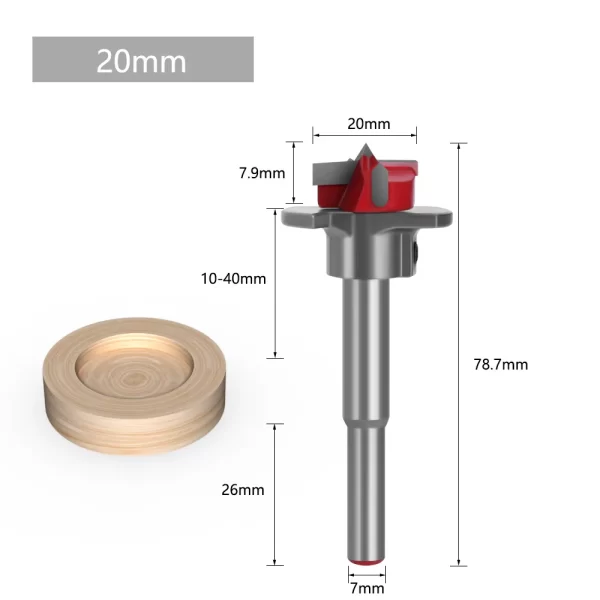 1/5PCS Positioning Hole Saw Kit Carbide Drill Bits Set - Image 9