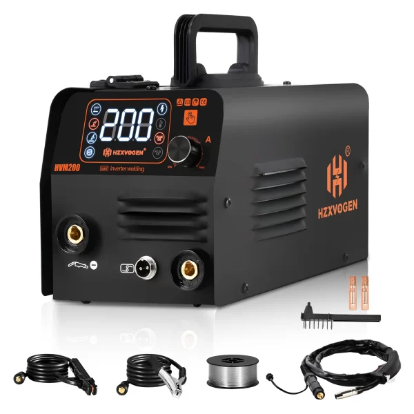 HZXVOGEN 3 in1 MIG/TIG/MMA Semi-Automatic Welding Machine HVM200 - Image 12