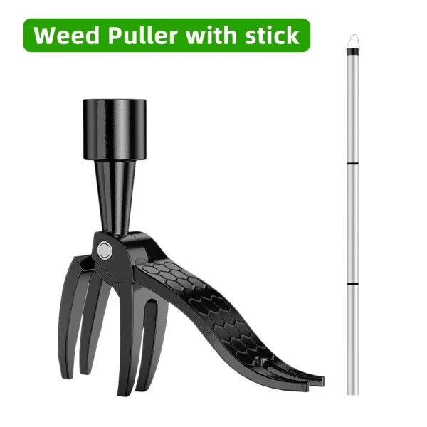 Stand Up Weed Puller Claw Tool Aluminum Alloy Weeding Head - Image 9