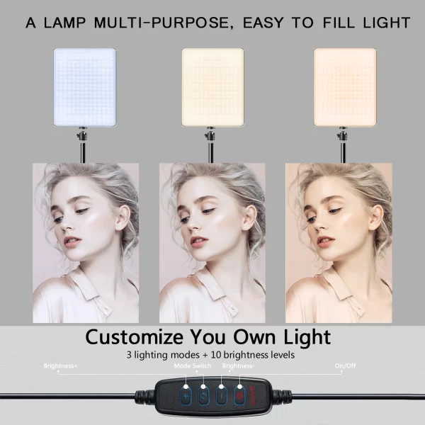 LED Video Lights Conference Photography Lighting Selfie Light Photo Studio lamp - Image 5