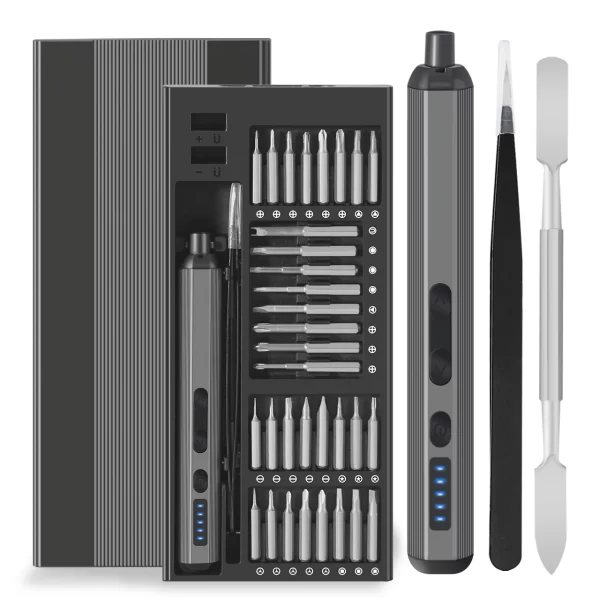 Precision Electric Screwdriver Set 68 in 1 Cordless 64 S2 Precision Drill Bits 5 Torque Settings - Image 7