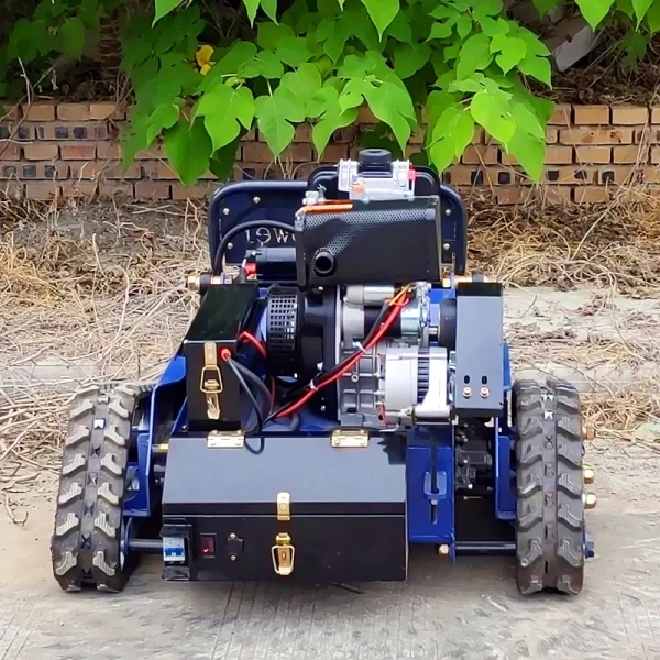 Powerful Gasoline Engine Remote Control Lawn Mower - Image 2