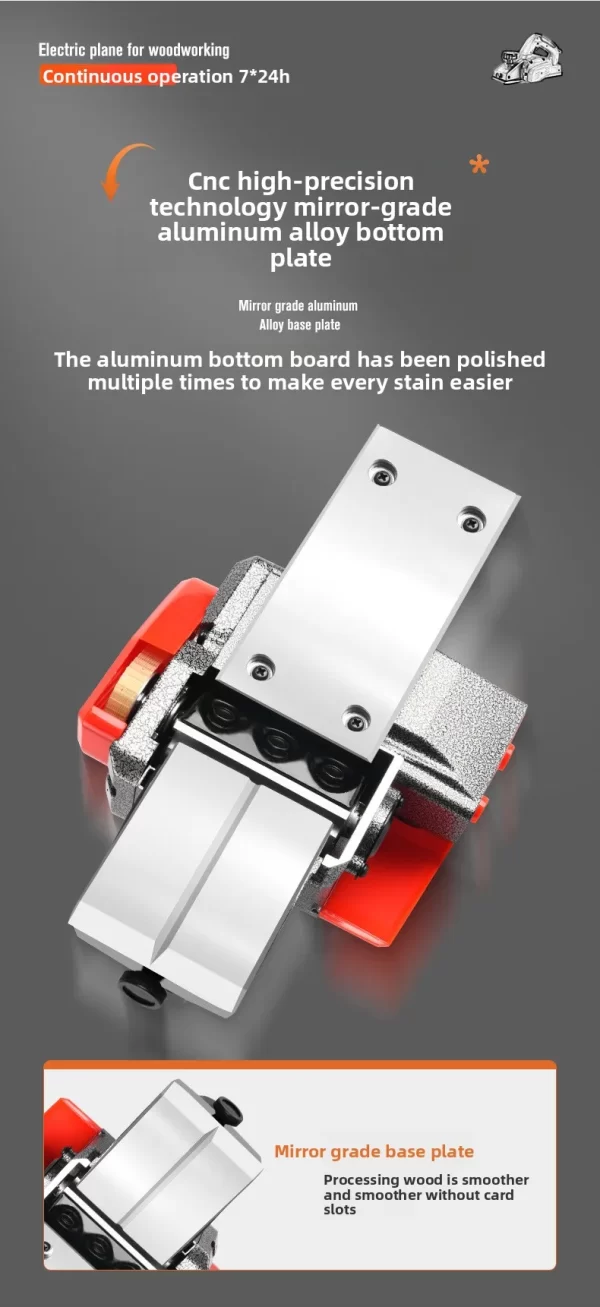 220V Multifunctional Woodworking Planer 1600W-2300W DIY Electric Planer - Image 27