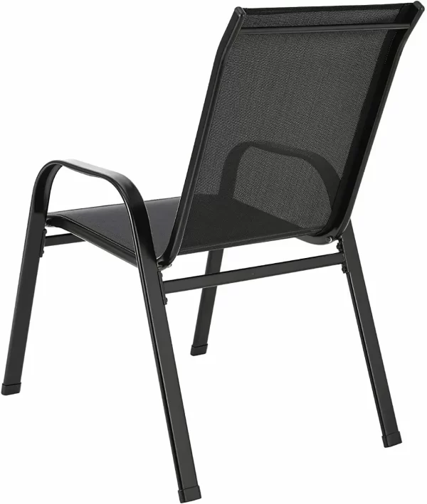 4PCS Garden Chairs Steel-iron+Teslin Fabric Folding High Back Balcony Chair - Image 8