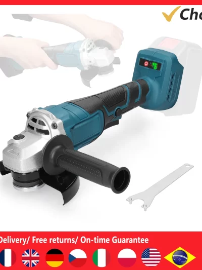 125 Type Electric Angle Grinder Brushless Motor Electric Grinding Tools Handheld