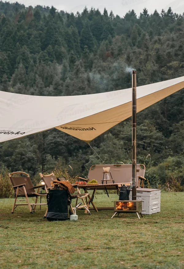 Naturehike Desktop Firewood Stove Detachable Winter Tent Heating Stove - Image 20