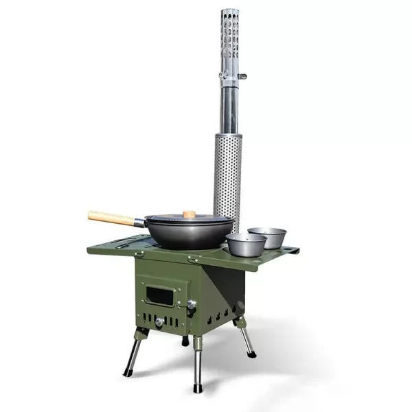 Firewood Stove Chimney Stainless Tent Stove Pipe Mesh Anti-scalding Cover - Image 3