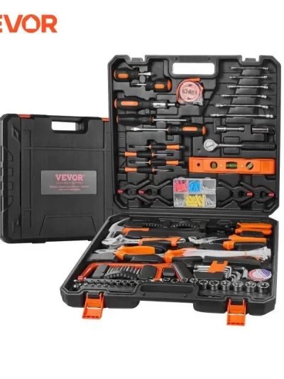 VEVOR Tool Kit Home Repairing Tool Kit with Portable Tool Storage