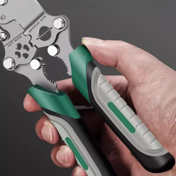 Electrician Wire Crimper Peeler Pliers Cables Stripping multifunctional Press Plier Terminal Crimping Gross Side Cutting Tool - Image 5