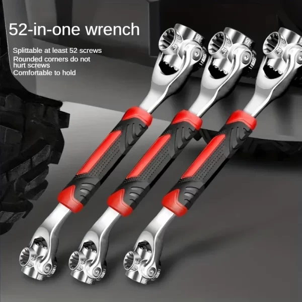 1PCS 52-in-1 Multi-Functional Socket Wrench Set