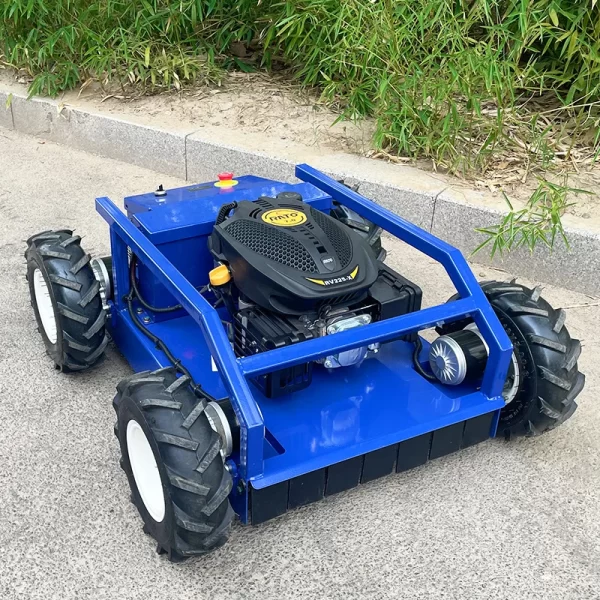 Customized     2025 Affordable New Wheeled Lawn Mower With Four Stroke Standard Lawn Mower Remote Control